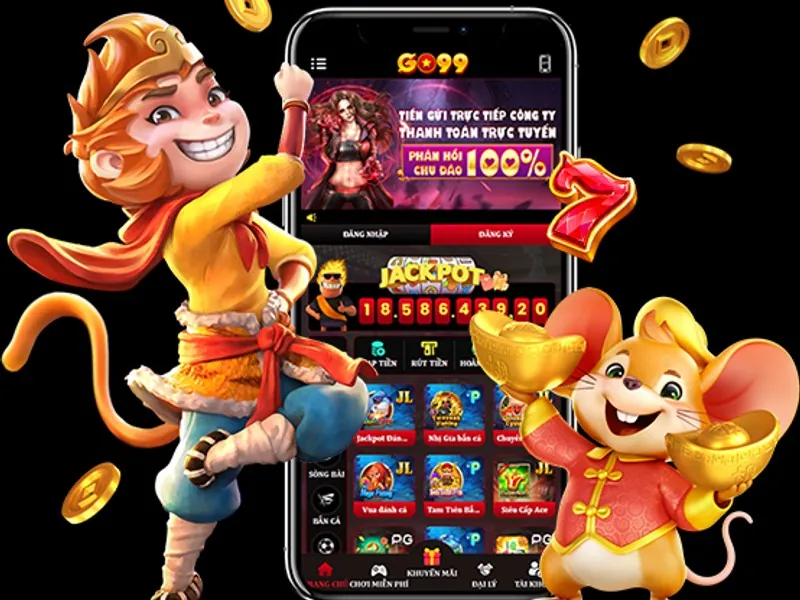Người chơi trải nghiệm slots trên ứng dụng di động m88