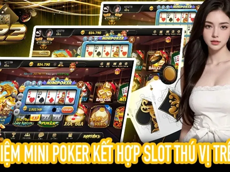 Bàn chơi Blackjack trực tiếp với người chia bài và các lá bài