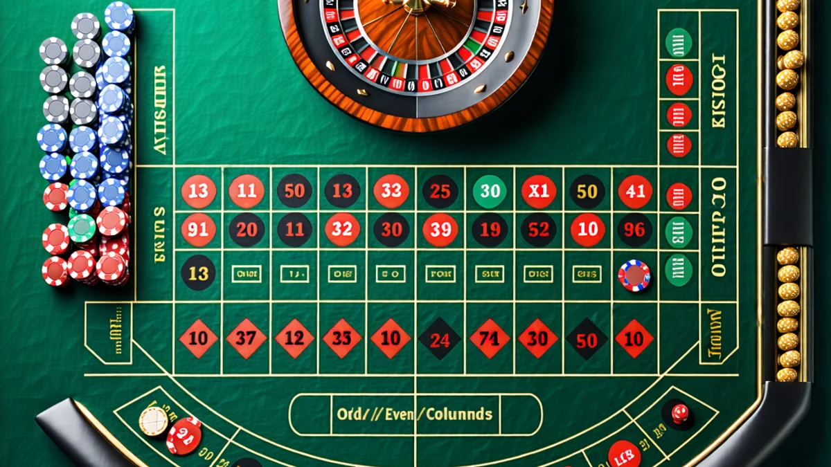 Bàn chơi Roulette trực tuyến tại M88 với các loại cược