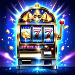 Biểu tượng trò chơi điện tử M88 với các máy slot và jackpot