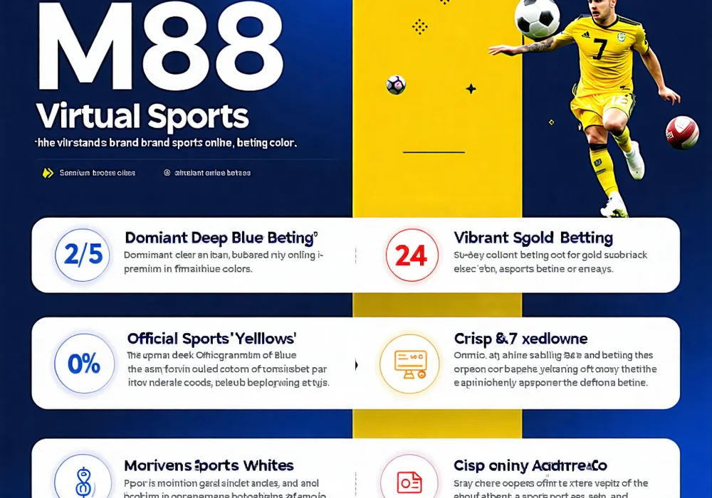 Biểu đồ hoặc infographic minh họa các lợi ích khi tham gia cá cược thể thao ảo tại M88