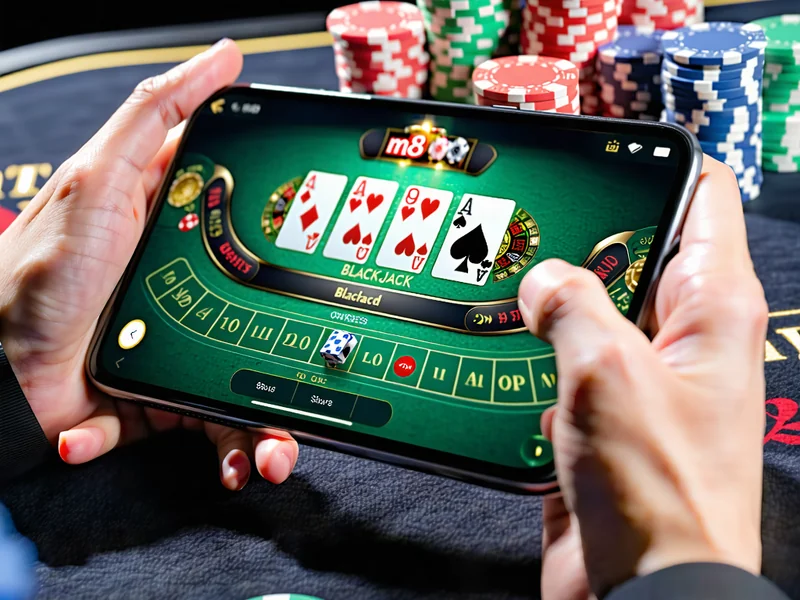 Người chơi trải nghiệm M88 Blackjack trên điện thoại di động mượt mà